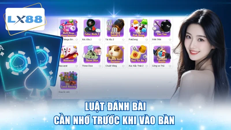 Luật đánh bài cần nhớ trước khi vào bàn