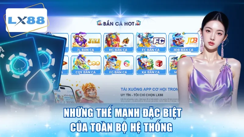 Những thế mạnh đặc biệt của toàn bộ hệ thống