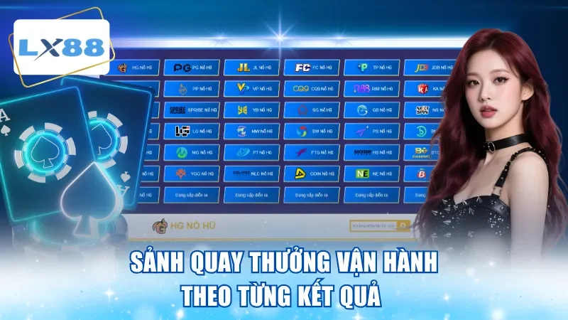 Sảnh quay thưởng vận hành theo từng kết quả